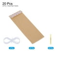 thumbnail image 3 of Uxcell 20Pcs Khaki Tassel Garland Banner w Rope for Wedding Birthday Party Decoration, 3 of 6