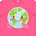 thumbnail image 4 of Inktastic Happy Earth Day with Hearts Youth T-Shirt, 4 of 5