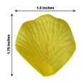 thumbnail image 3 of Efavormart 500pcs Artifical Rose Petals for Wedding Aisle Party Favor Jewelry Candy Sheer Flower Decoration - Yellow, 3 of 9