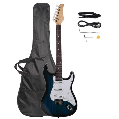 Zimtown 39 Inch 6 String Electric Guitar Rosewood Fingerboard With Gigbag 7-Color