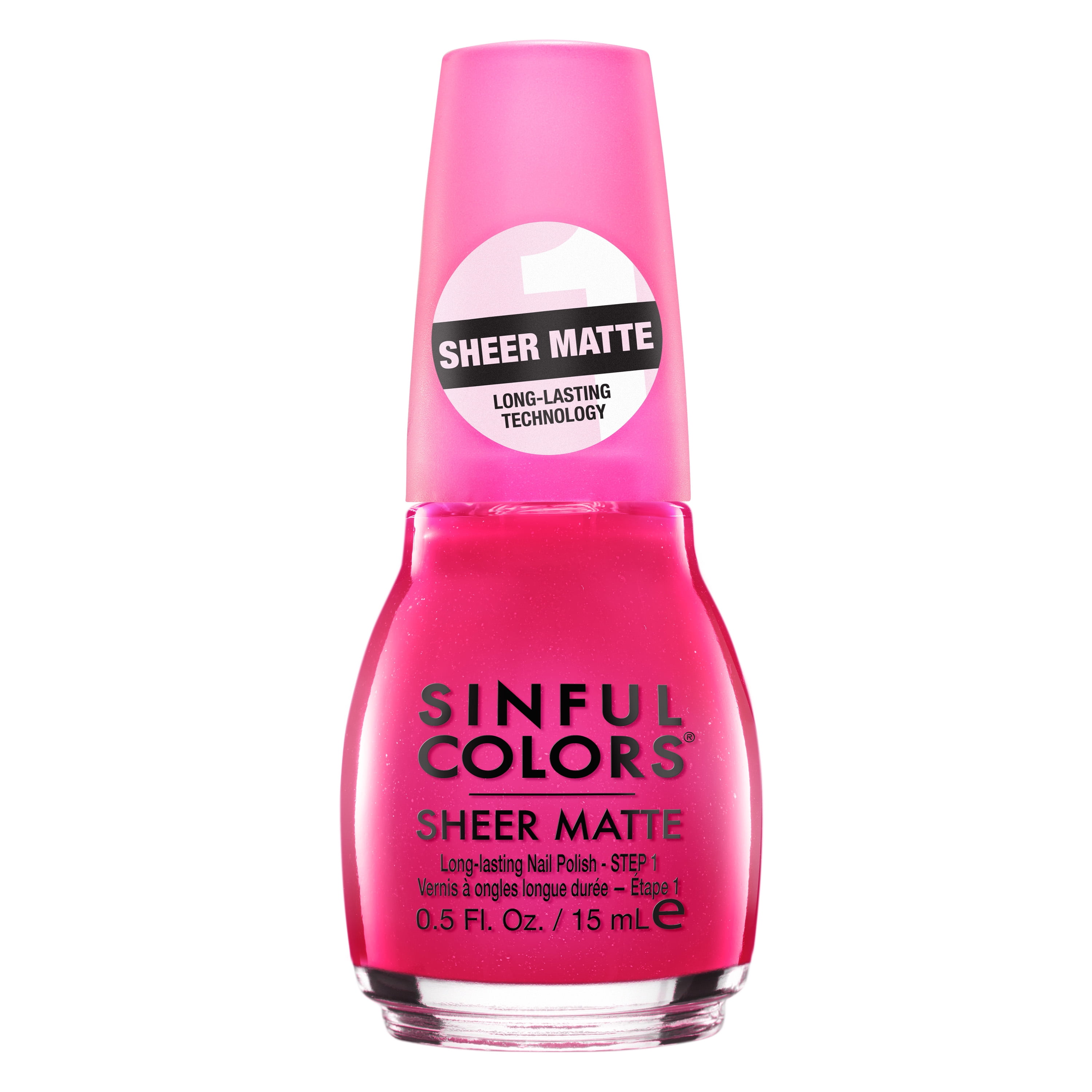 Sheer Matte Collection Nail Polish, Hot Pink Tights Sheer Matte Collection Nail Polish, Hot Pink Tights