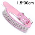 thumbnail image 2 of El collar para perros con diamantes de imitación brillantes y diamantes es adecuado para collares para perros pequeños y medianos., 2 of 5