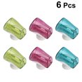 thumbnail image 2 of KAKOWELY 6Pcs Suction Cup Toothbrush Head Cover Dustproof Toothbrush Protective (Random Color),1.77"X0.98"X0.98", 2 of 5