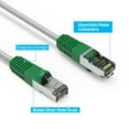 thumbnail image 2 of 10Ft Cat.6 Shielded Crossover Cable Gray Wire/Green Boot, (8 Pack), 2 of 2