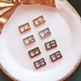 5mm/0.2'' (Inner Diameter) Rectangle Shape Metal Buckles, Doll Mini ...