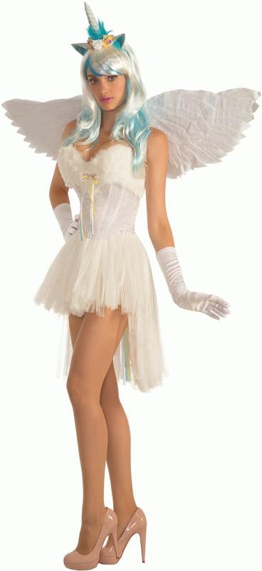white unicorn dress