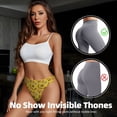 thumbnail image 4 of Thongs for Women - Fast Food 1 No Show Seamless Womens Thongs Underwear, Soft Stretch G String Thongs for Women,Cuteness Ladies Thong Bikini Panties Briefs, 4 of 5
