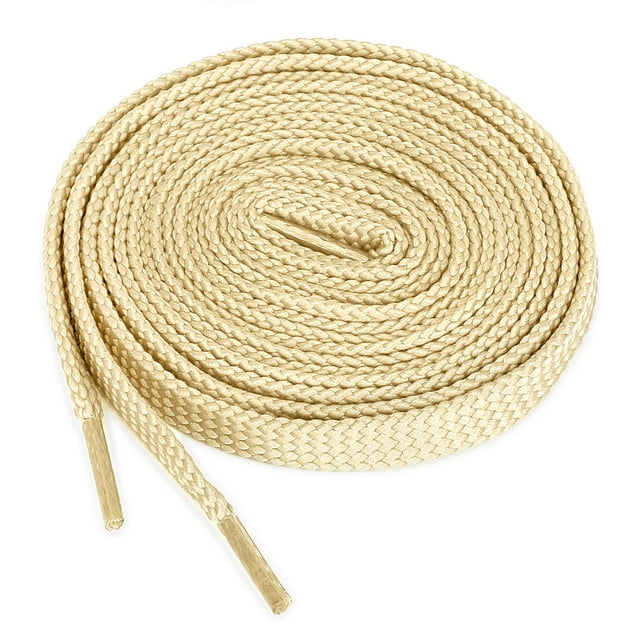 INSPIRE CHIC Unisexe 2 Paires Lacets Plats Élastiques à Double Couche Creux