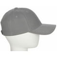 thumbnail image 5 of Classic 3D Raised Initial Letters A to Z Structured Baseball Hat Cap Adjustable, Charcoal Hat White Black Letter T, 5 of 7