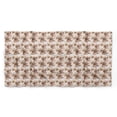 thumbnail image 5 of Bimba Brown Rose Floral Pure Silk Printed Head Bandanas Summer Neck Wrap Scarf 40 x 80 Inches, 5 of 6