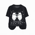 thumbnail image 4 of Towmus Halloween Shirts for Women Cute Ghost Shirt Fall Printed T-Shirt Casual Graphic Tees Y2K Short Sleeve Tops, 4 of 4