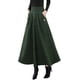thumbnail image 1 of Falda larga de otoño e invierno a cuadros de cintura alta para mujer Army M Army M Xishao ropa, 1 of 2