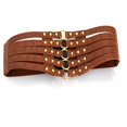 thumbnail image 3 of Slccxzc Waist Corset Belt Plus Size Designer Belts For Women High Quality Punk Rivet Metal Cummerbunds Wide, 3 of 6