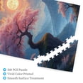 thumbnail image 3 of 500 Piece Adult Jigsaw Puzzle Serene Cherry Blossom Landscape Challenging & Relaxing Puzzle For Adults Featuring Stunning Mountain Scenery & God's Creation Perfect For Home Decor & Gift, 3 of 7