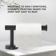 thumbnail image 5 of 2Pcs Bathroom Hardware Black Towel Ring and Toilet Paper Holder Stainless Steel Bathroom Hand Towel Holder Towel, 5 of 8