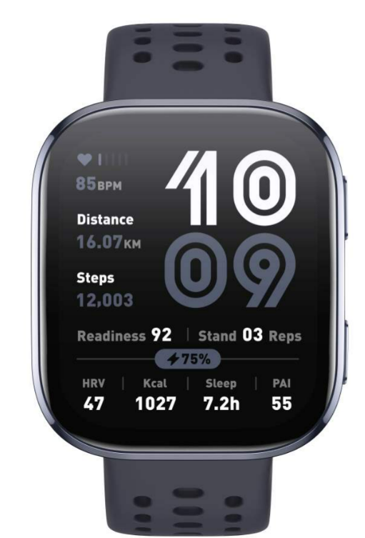 Amazfit Bip 6 Smartwatch 46mm with 14-Day Battery, Black photo 2