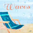 thumbnail image 2 of DeRice, Julie 26x26 Black Ornate Wood Framed with Double Matting Museum Art Print Titled - Beach Play III, 2 of 4