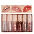 thumbnail image 2 of Ensemble de 6 Pcs de Brillant à Lèvres Liquide Effet Miroir Rouge à Lèvres Lustré Longue Tenue Trousse de Maquillage pour les Lèvres Palette de Couleurs pour les Lèvres Cosmétiques, 2 of 6