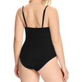 thumbnail image 2 of Traje de Baño de Una Pieza con Cordones Florales para Mujer Talla Grande Monokini Negro 3XL Extra amplio Negro 3XL Extra amplio Xishao ropa, 2 of 2