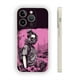 thumbnail image 1 of Mantenga su iPhone seguro y elegante con una divertida funda plateada mate con estampado de dibujos animados, diseñada para iPhone 15 Pro Max 14 13 12 Pro 11, 1 of 4