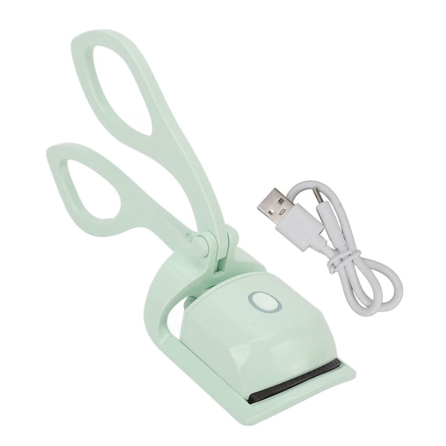 Rizador de pestañas eléctrico recargable, duradero, seguro, de mano, con calefacción, para viajes en casa