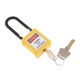 thumbnail image 4 of kurtrusly PL38-KD 38 mm PVC Curved Safety Lockout Padlock Yellow 90x40x19 mm 1 Pc, 4 of 6