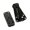 Black, variant on 360 Degree Swivels Concealed Hinge Stainless Steel Upper And Lower Hinge For Modern Wood Door Installation Enduring