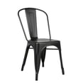 thumbnail image 1 of Silla Metalica Moderna Estilo Industrial Tipo Tolix negro, 1 of 8