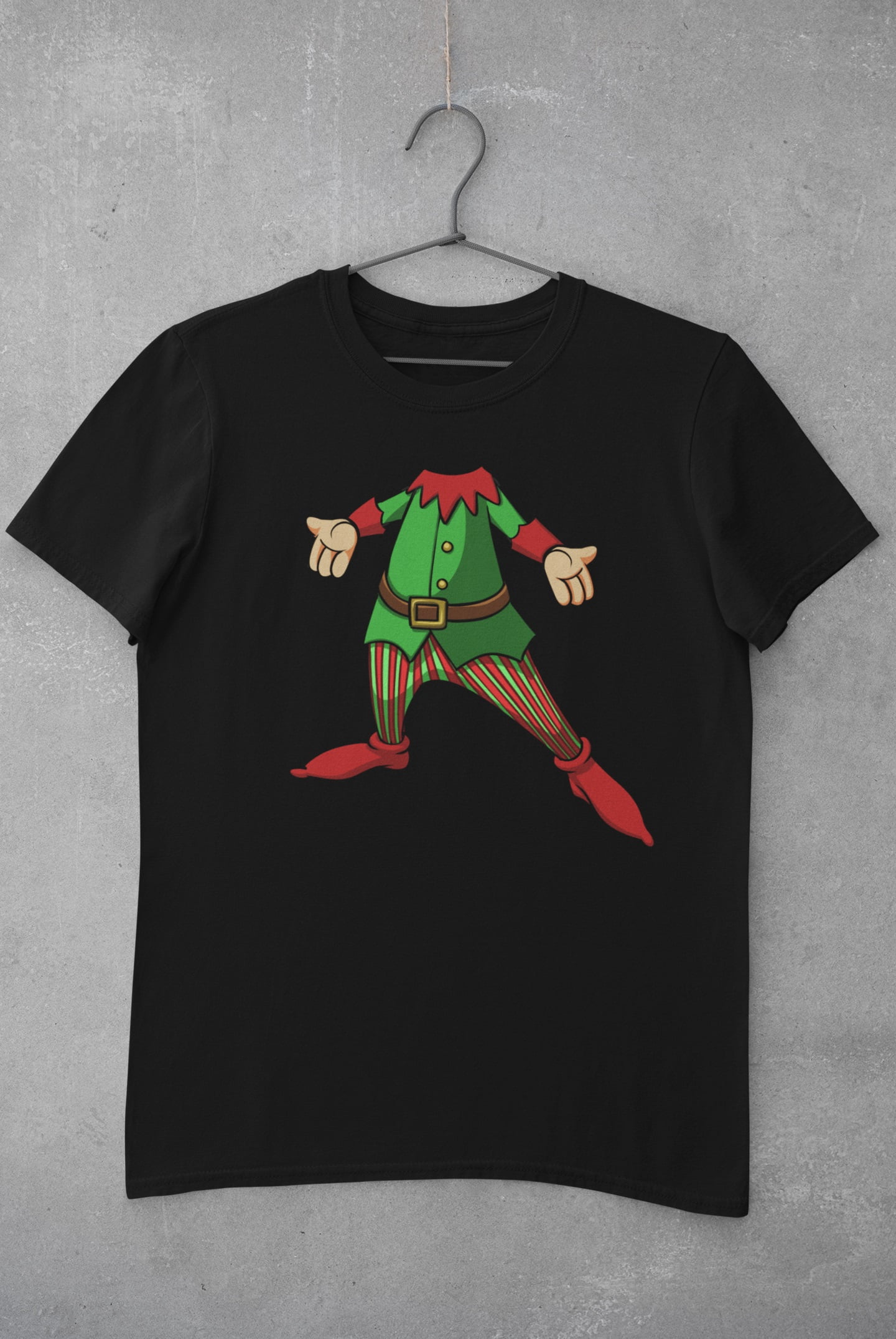 Old Glory Mens Christmas Happy Elf Short Sleeve T Shirt