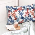 thumbnail image 4 of Pofeuu Red Lobster Print Polyester Microfiber Plush Pillowcases, Super Soft and Cozy Pillow Case Covers with Envelop Closure（Pillow core not included）-20"x30", 4 of 6