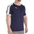 thumbnail image 3 of PUMA Mens Liga Jersey - Peacoat/White - Large, 3 of 3