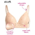 thumbnail image 3 of dELiA*s Girls' Training Bra - 3 Pack A-Cup Molded Wire-Free Microfiber Lace Bralette (32A-36A), 3 of 7
