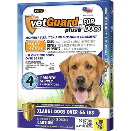 VetGuard Plus Flea and Tick Control for Extra Large Dogs