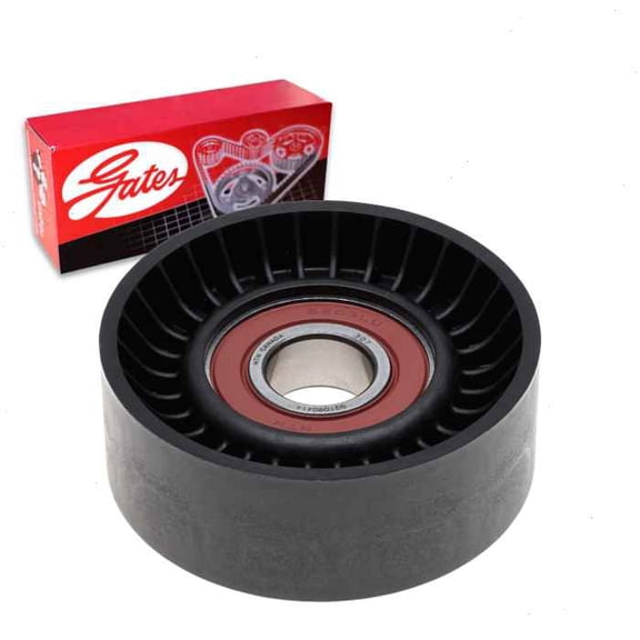 Gates DriveAlign Drive Belt Idler Pulley compatible with Ford Fusion 1.5L 1.6L 2.7L L4 V6 2013-2020