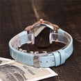 thumbnail image 3 of Funie Montre à Quartz Analogique pour Femmes, Cadran Rond Simple, Chiffres Arabes, Bracelet en Similicuir, 3 of 8
