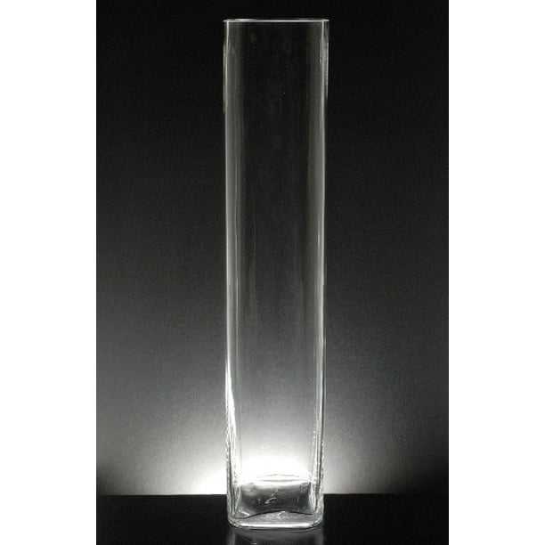 Tall Rectangular Vase 24 inch