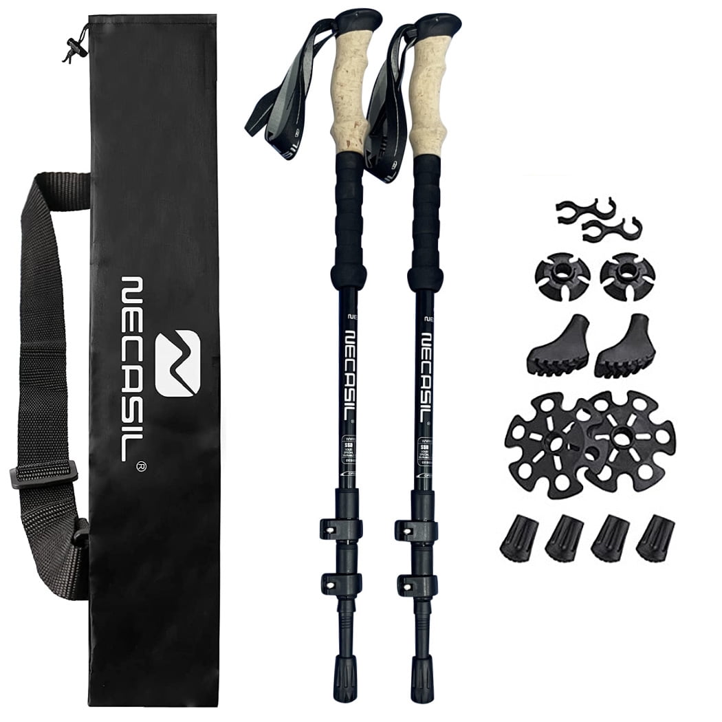 Durable Lightweight Adjustable Hiking Pole Mountain Expandable Poles 26inches Hiking Trekking Poles for Men and Women,Portable Walking Sticks Tool with Handle Handle 