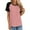 Pink B1, variant on Zunfeo Womens Summer Tops Casual Loose Graphic Tee Shirts Short Sleeve Pullover Tunic Tops Purple 12