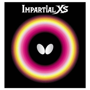 Butterfly Impartial XS Table Tennis Rubber, 1.9 mm, Red