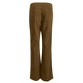 thumbnail image 6 of GJSYRH Women's Corduroy Flare Pants Elastic Waist Bell Bottom Trousers 2025 Fall Pants, 6 of 6