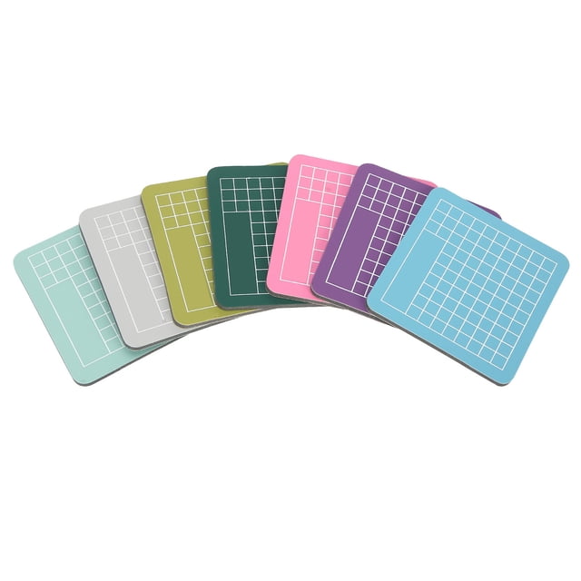 Tapis de Coupe, 7 Pcs Tapis de Coupe Coloré Auto-Cicatrisant Tapis de Coupe Coloré Haute Précision
