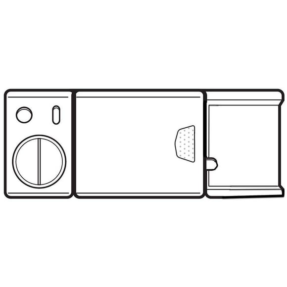 Samsung Dd59-01002A Dishwasher Detergent Dispenser Gray