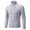 Gray, variant on Men's Turtleneck Sweater Slim Fit Turtle Neck Sweater for Men Long Sleeve Pullover Sweater Thermal Sweater White XXXL