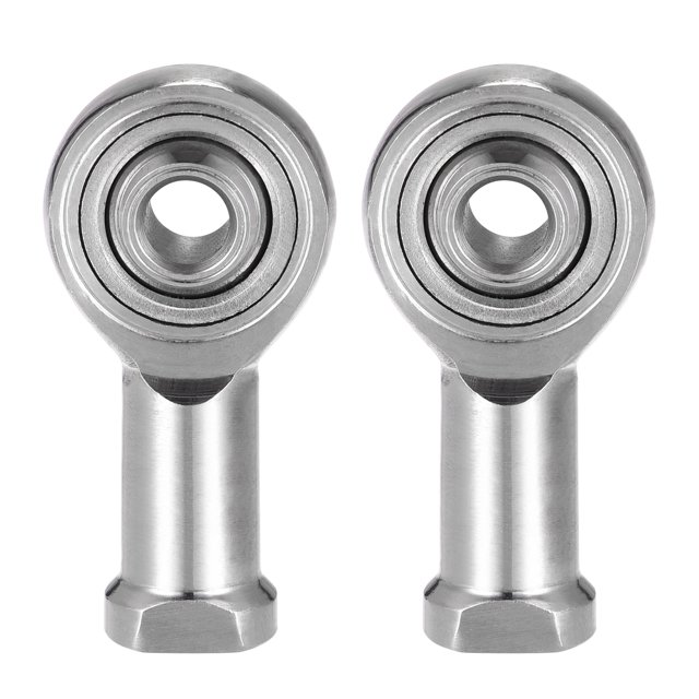 Unique Bargains SSI6T/K 6mm Right Hand Female Thread M6x1 Stainless Steel Rod End Bearings 2 Pack