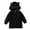 Black, variant on Edvintorg 12M-6Y Toddler Winter Clothes Jacket for Kids Boys Girls Fashion Cute Solid Color Keep Warm Zipper Bear Ear Hooded Jacket Coat Children's Clothing