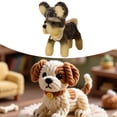thumbnail image 3 of Decoración de perro en miniatura para casa de muñecas, modelo de cachorro de mascota DIY de 1/12, juguete artesanal para niña estilo C, 3 of 9