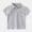 czb# Grey483, variant on Toddler Girls Boys Summer Shirts Back To School Classic Uniform Polo Neck Button Short Sleeve Solid Color T Shirt Breathable Cozy Soft Tops For Children Clothes Dressy Blouse,Grey,4-5 Years