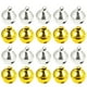 thumbnail image 1 of 200Piezas Jingle Bells Llavero Colgante Campanas Artesanías Campanas para mascotas DIY Árbol Colgante (10 mm, dorado, plateado para cada 100 piezas), 1 of 5