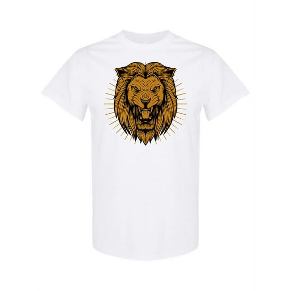Lion Head Style T-Shirt Men -Image by Shutterstock, Male Large