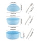 thumbnail image 5 of 6-Piece Noodle Bowl Set with Noodle Strainer & Cultery - Microwave Ramen Cooker for Instant Noodles and Pasta, 5 of 5